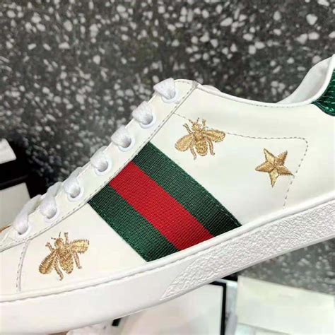 gucci beee|gucci ace bee embroidered.